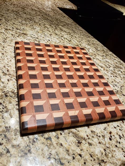 Plans For 3d End Grain Cutting Board Herohon