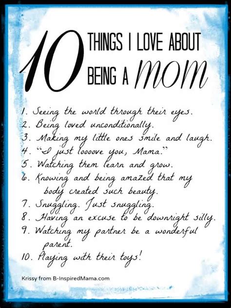 What Do You Love About Being A Mom