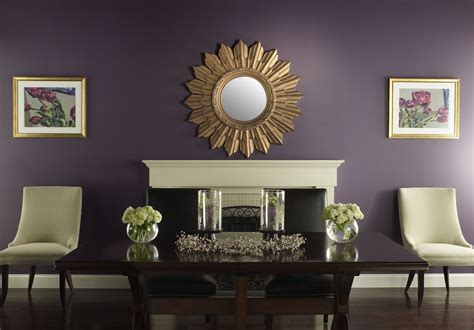 9 Stylish Accent Wall Colors For Your Home Purple Living Room Accent