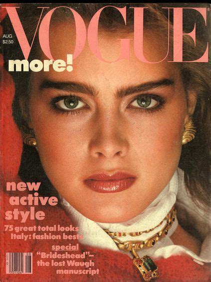 Vogue August 1982 Richard Avedon Brooke Shields Vogue Us