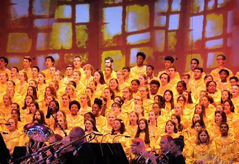 Osceola County High School Choruses Perform At Epcots Candlelight