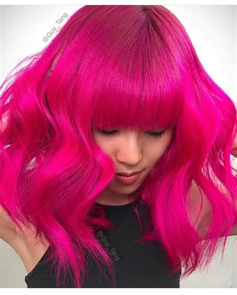 colorful hair all day colored beauties instagram photos and videos in 2020 bright pink
