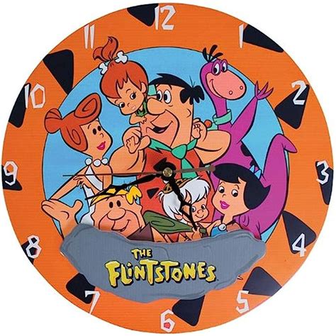 Westland Tware The Flintstones Mdf Wall Clock 10 12 Inch Amazon