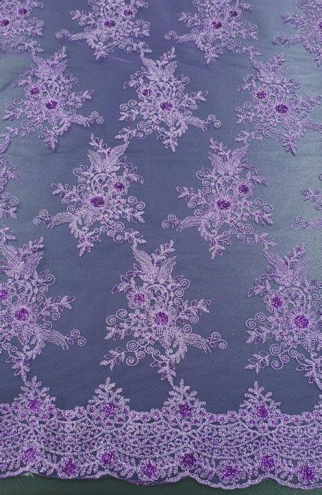 Jewel Lace Purple DK Fabrics
