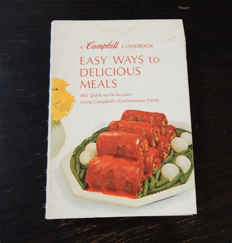Vintage Cookbook Campbell Soup Recipes 1960s Mid Century Etsy