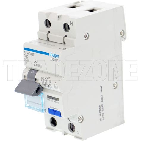 Hager A Class Miniature Circuit Breaker Residual Current Device Mcb Rcd Rcbo C Curve