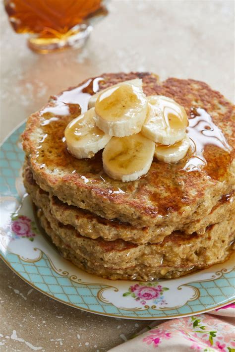 No Fuss Flourless Oat Pancakes Bigger Bolder Baking