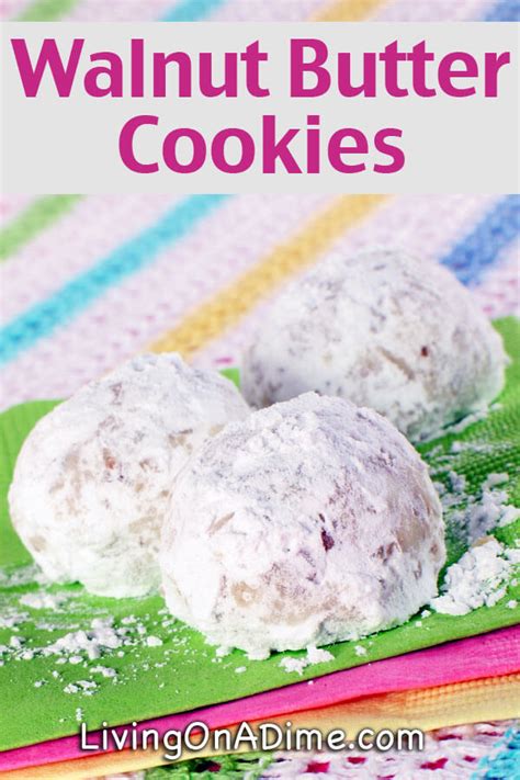 Snowball walnut cookies easy eggless cookies christmas cookies christmas special. Walnut Butter Cookies Recipe - A Delicious Christmas ...