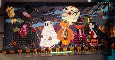 Halloween March Susan Roberts Needlepoint Canvas Available Here