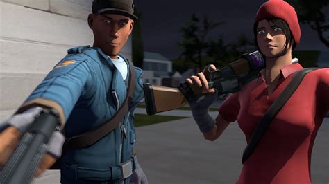 Scout And Femscout During Co Op Mercenary Mission Tf2 Scout Team