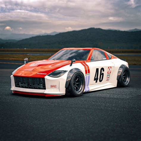 Nissan 400z Retro Racer Goes Full Vintage With Fender Mirrors Jdm