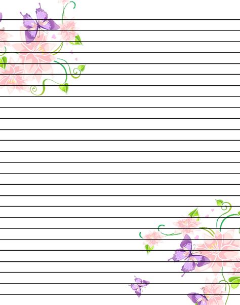 Free Printable Primary Paper Template 9 Best Standard Printable Lined