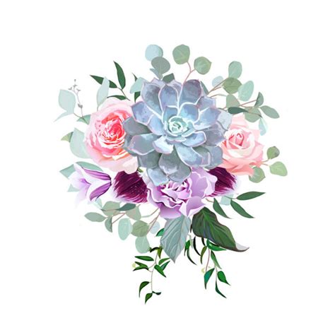 Best Bunch Of Flowers Illustrations Royalty Free Vector