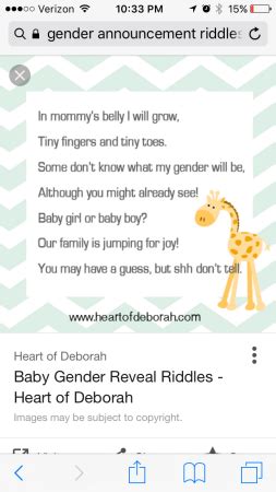 We haven't found out yet but we wanna do something cute any ideas?? 27+ Baby Gender Reveal Riddles Pictures - ammirasoi