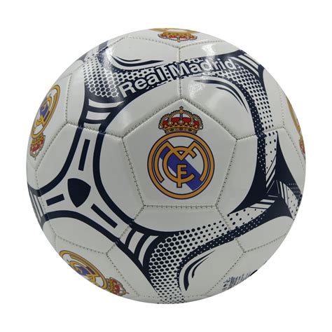 Real Madrid Soccer Ball Size 5 Blue Gold And White