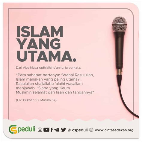 Islam Yang Utama Yayasan Cinta Sedekah