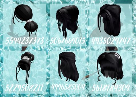 Black Hair Codes Roblox Boy 100 Aesthetic Black Hair Codes Ids For