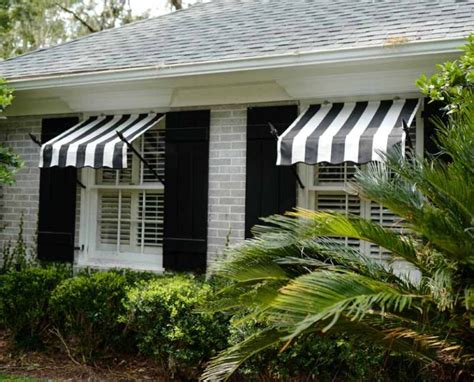 Spear Window Awnings Made With Real Wrought Iron Frames