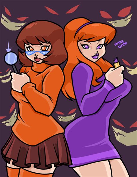Velma And Daphne From Scooby D By Anyauribe On Deviantart