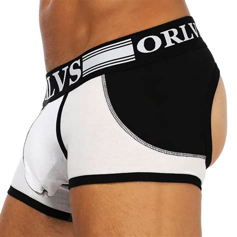 Orlvs Sexy Gay Underwear Men Jockstrap String Homme Thongs Cueca Gay