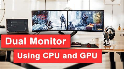 How To Use Onboard Graphics For Second Monitor Youtube
