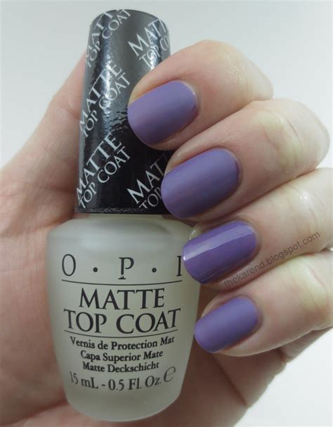 The smooth, matte finish can be used with any essie enamel polish. Frazzle and Aniploish: OPI Matte Topcoat and Comparisons