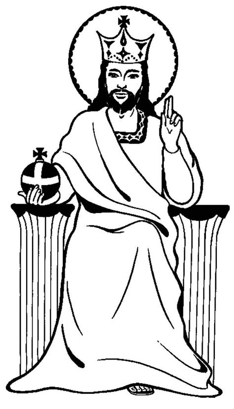 Print out and color this three kings coloring page and decorate your room with your lovely coloring pages from three wise men coloring pages. Christ The King Coloring Page - Coloring Home