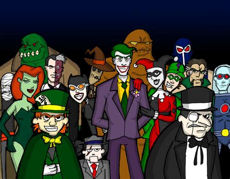 Villains Of Gotham City Redux By Hippoted On Deviantart