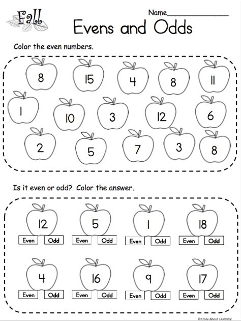 Free Even And Odd Math Worksheet Made By Teachers