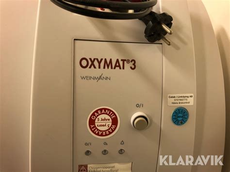 Klaravik Auktioner Respiratorer Respironicsweinmann Everflooxymat 3