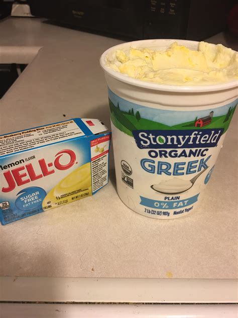 Fat Free Greek Yogurt Sugar Free Pudding Delicious High Protein Treat For ~145 Calories