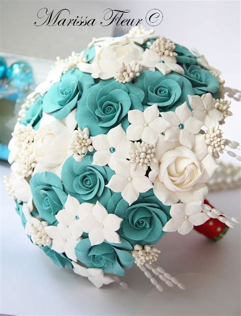 Check spelling or type a new query. A Touch Of Beauty...: Turquoise Bridal Bouquet With Roses ...