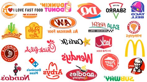 Most Famous Fast Food Brand Logos World Fast Food Logos Youtube