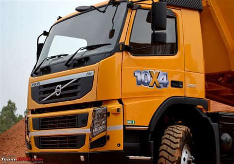 Report And Pics Volvo Launches The 10x4 Fm 480 Dump Truck Team Bhp