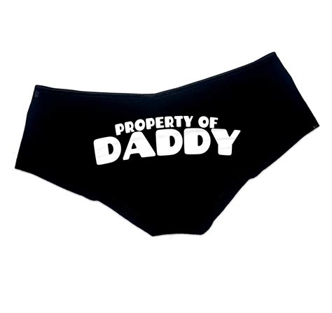 Property Of Daddy Panties Ddlg Clothing Sexy Slutty Cute Etsy