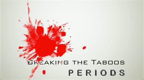 S E Breaking The Taboos Periods Youtube