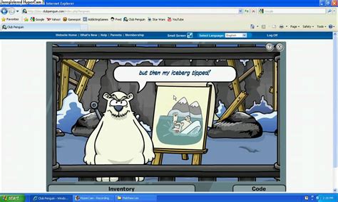 He leads you to a cave with a door. Club Penguin Mission 6 Questions for a Crab - YouTube