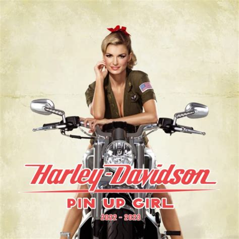 Buy 2022 Harley Davidson American Legend Motorcyle Pin Up Girl Mini