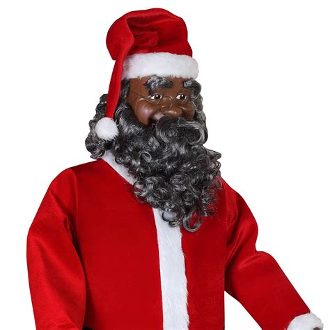 Buy Life Size Animated Dancing African American Black Santa Claus By