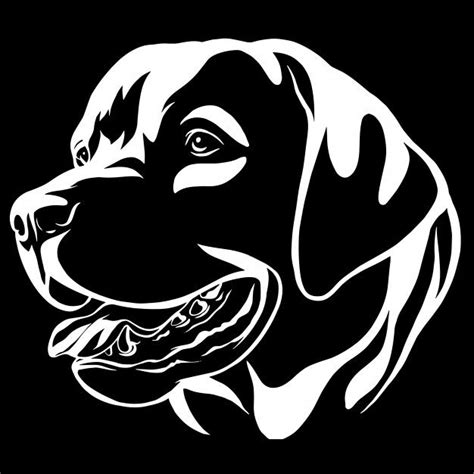 Decorative Portrait Of Dog Labrador Retriever Vector Isolated