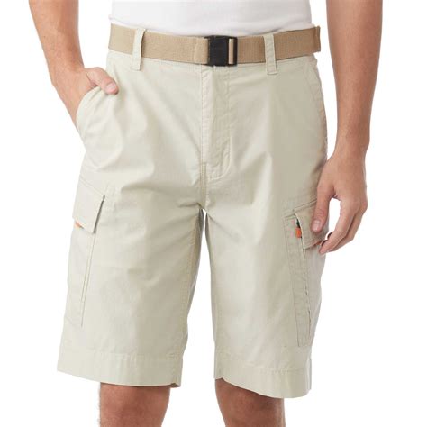 Wearfirst Stretch Belted Zipper Pocket And Cargo Shorts Shorts