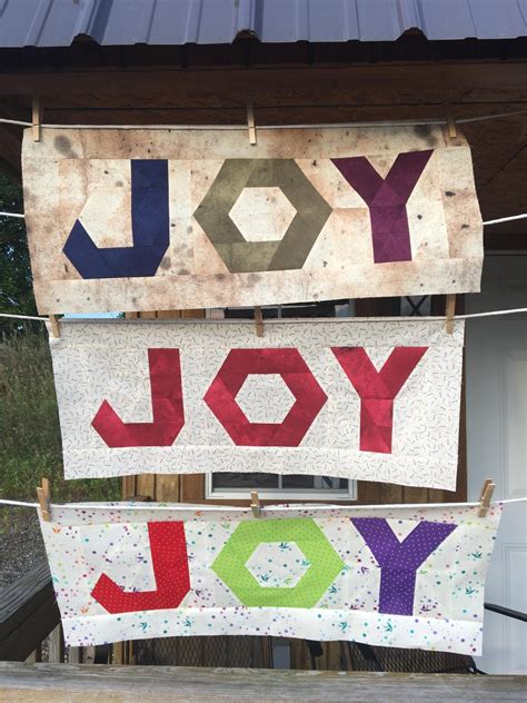 Joy Table Runner Kit Alphabet Soup By Jaybird Quilts