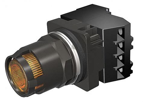 SIEMENS Illuminated Push Button Maintained Momentary Amber 6V AC