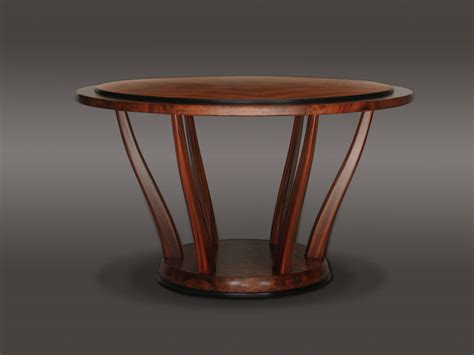Harwood Round Entry Table Neiman Custom Wood Furniture