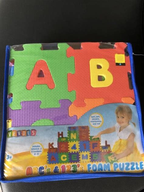 Thick Foam Abc Numbers Floor Puzzle Pad Soft Colorful Baby Play Room