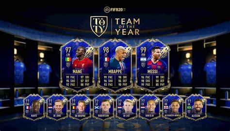 Fifa 20 Team Of The Year Revealed Soccerbible