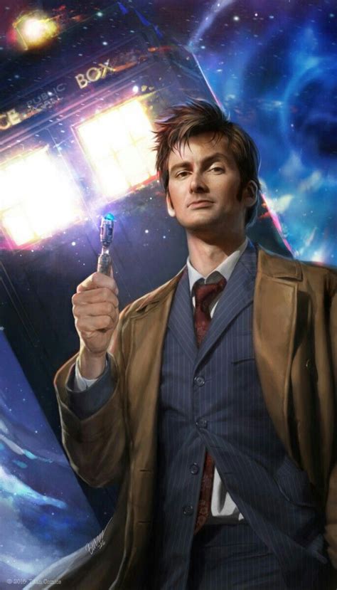 The Doctor Who Is Holding Up A Cell Phone