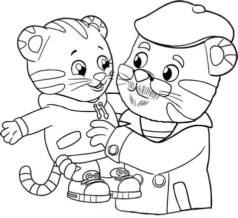 Get the printable daniel tiger coloring pictures on this page. 12 Free Printable Daniel Tiger's Neighborhood Coloring ...