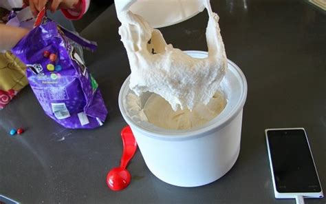 Join cookeatshare — it's free! Easy Vanilla Ice Cream Recipe - With M&Ms | Ice Cream Maker