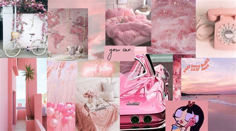 Pink Aesthetic Mood Board Mood Board Beautiful Collage Laptop Wallpaper